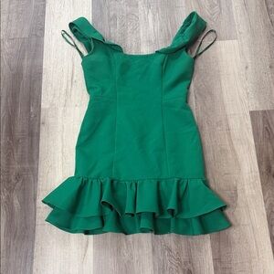 ❄️🌷Milly Vibrant Green Dress